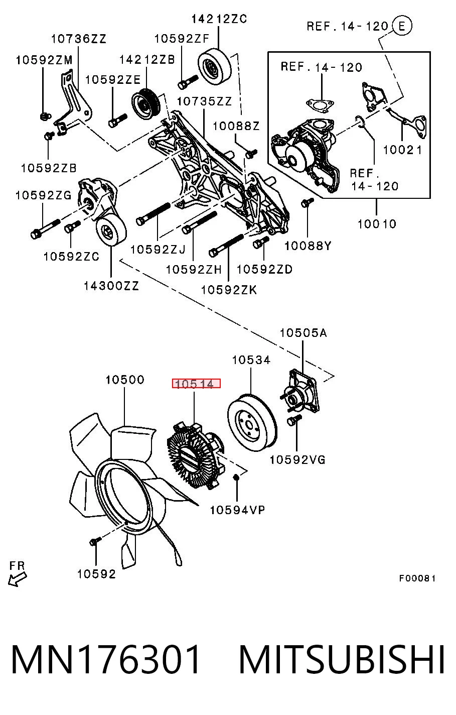 MN176301 Mitsubishi