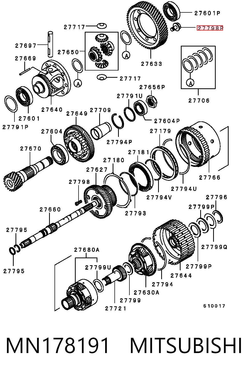 MN178191 Mitsubishi