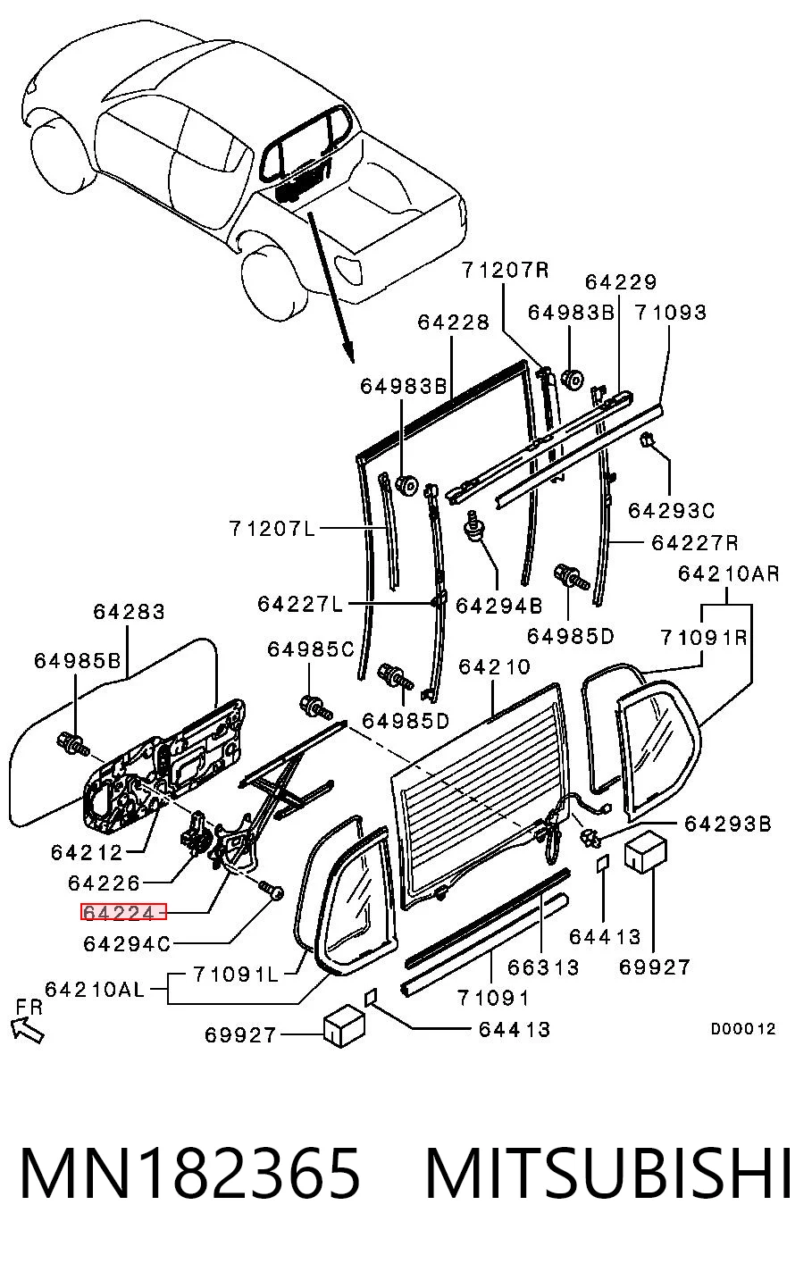 MN182365 Mitsubishi