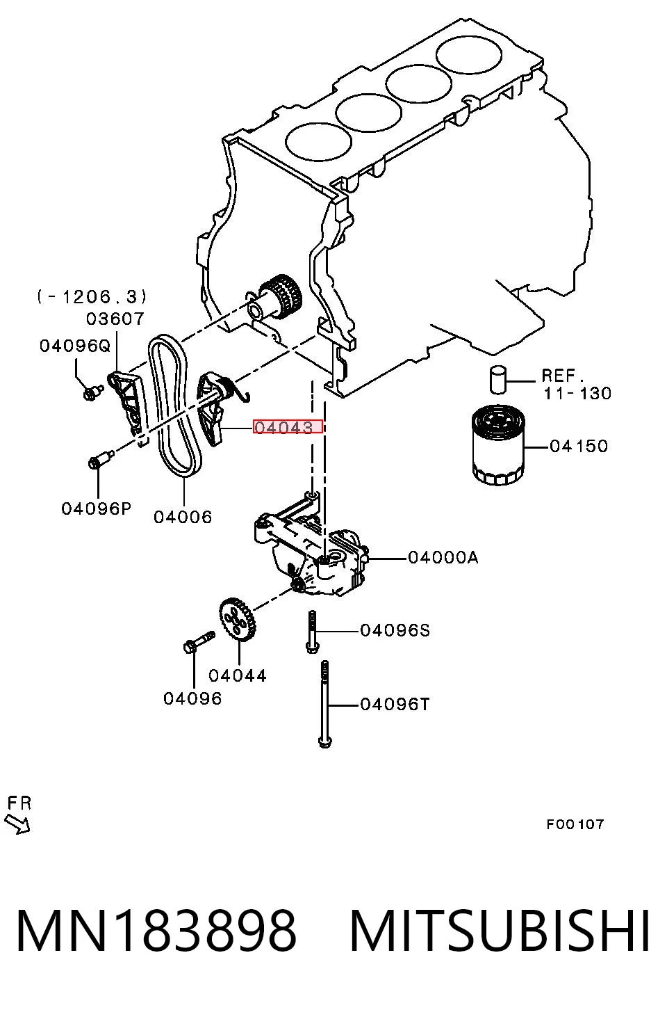 MN183898 Mitsubishi