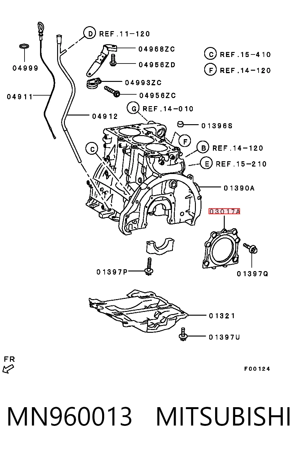MN960013 Mitsubishi