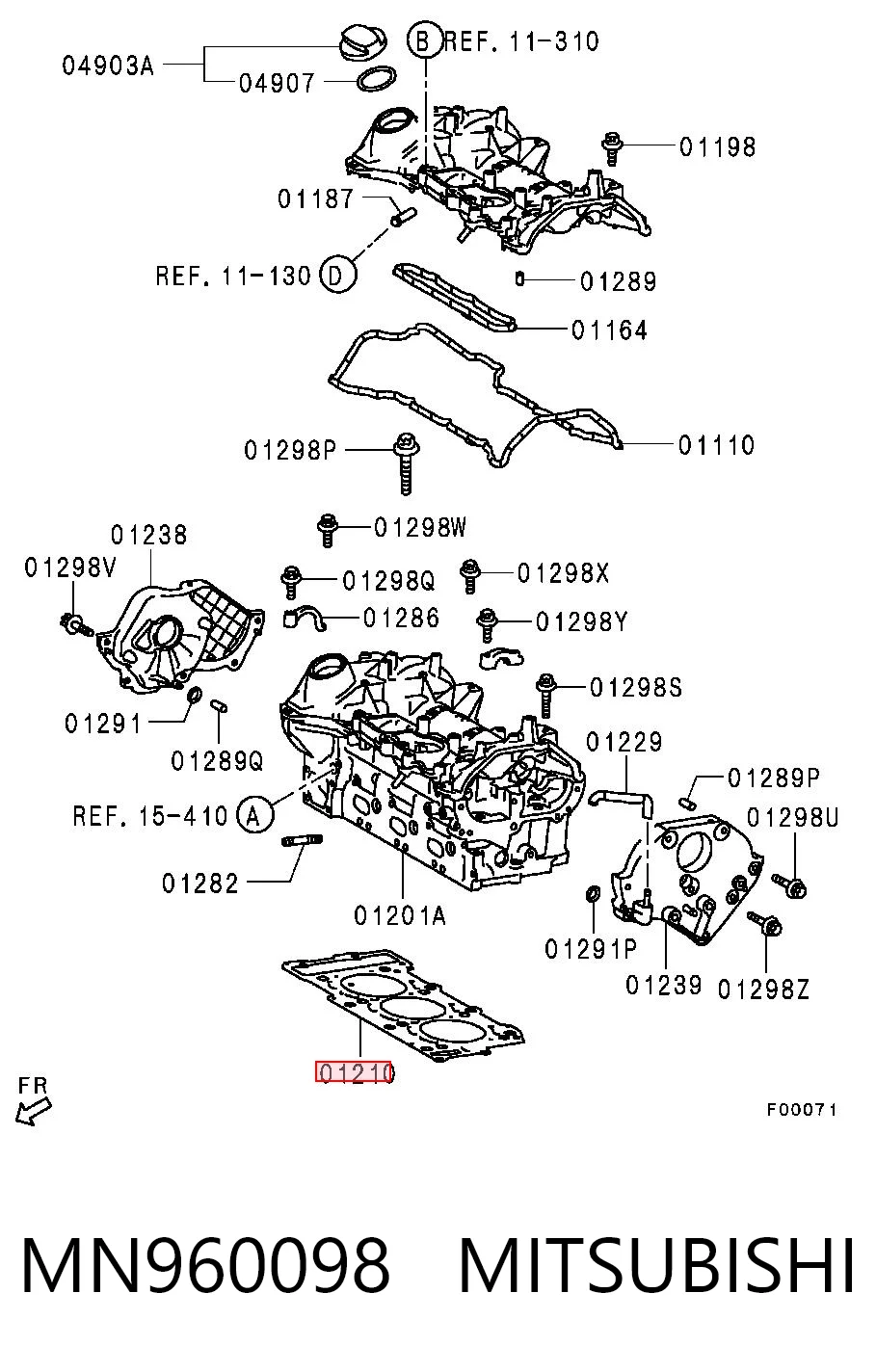 MN960098 Mitsubishi