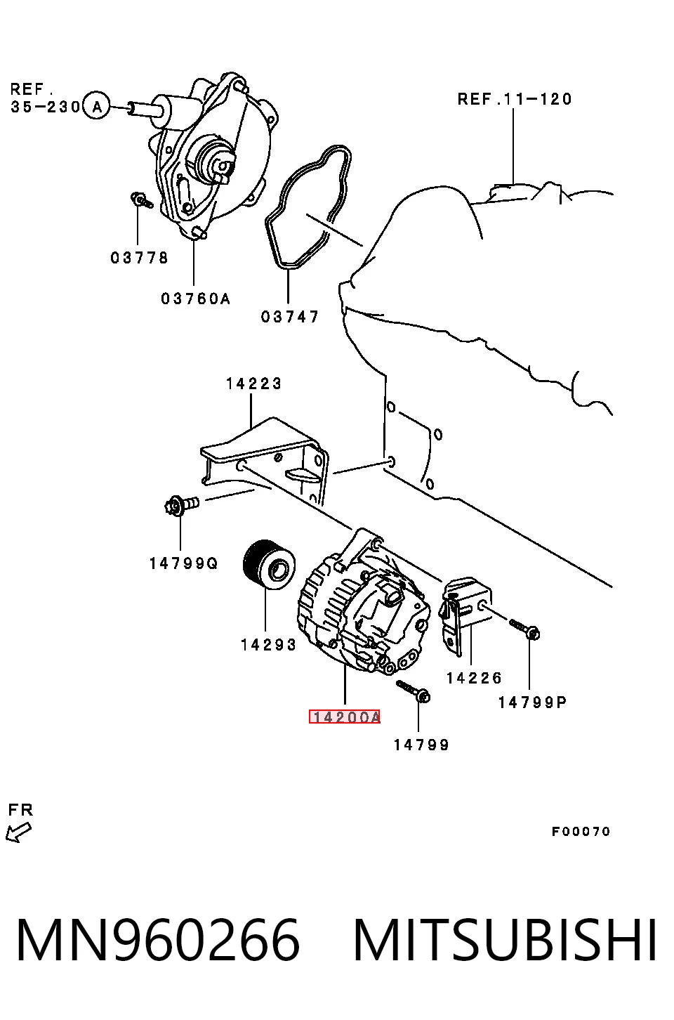 MN960266 Mitsubishi