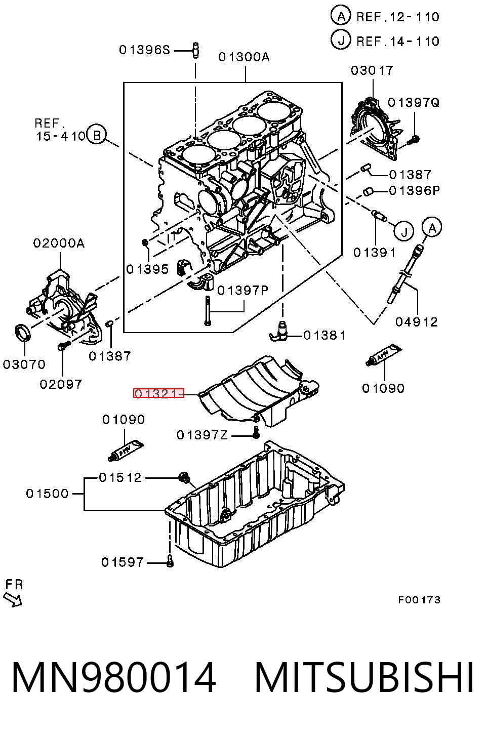 MN980014 Mitsubishi