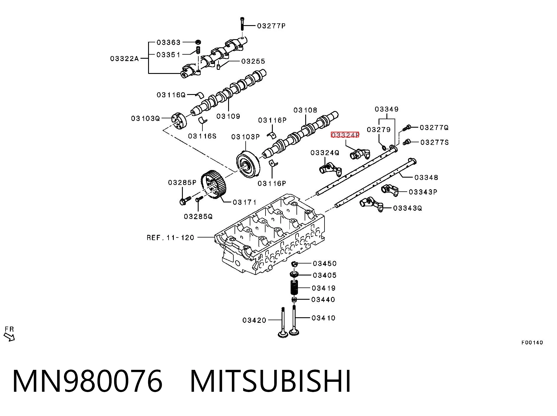 MN980076 Mitsubishi