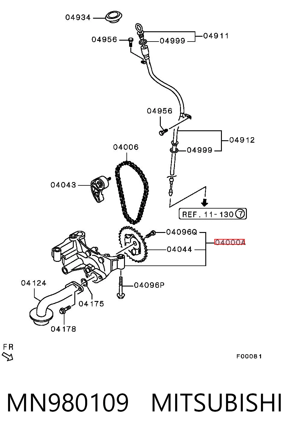 Comprar Bomba de aceite Mitsubishi Outlander II CWW a bajo precio