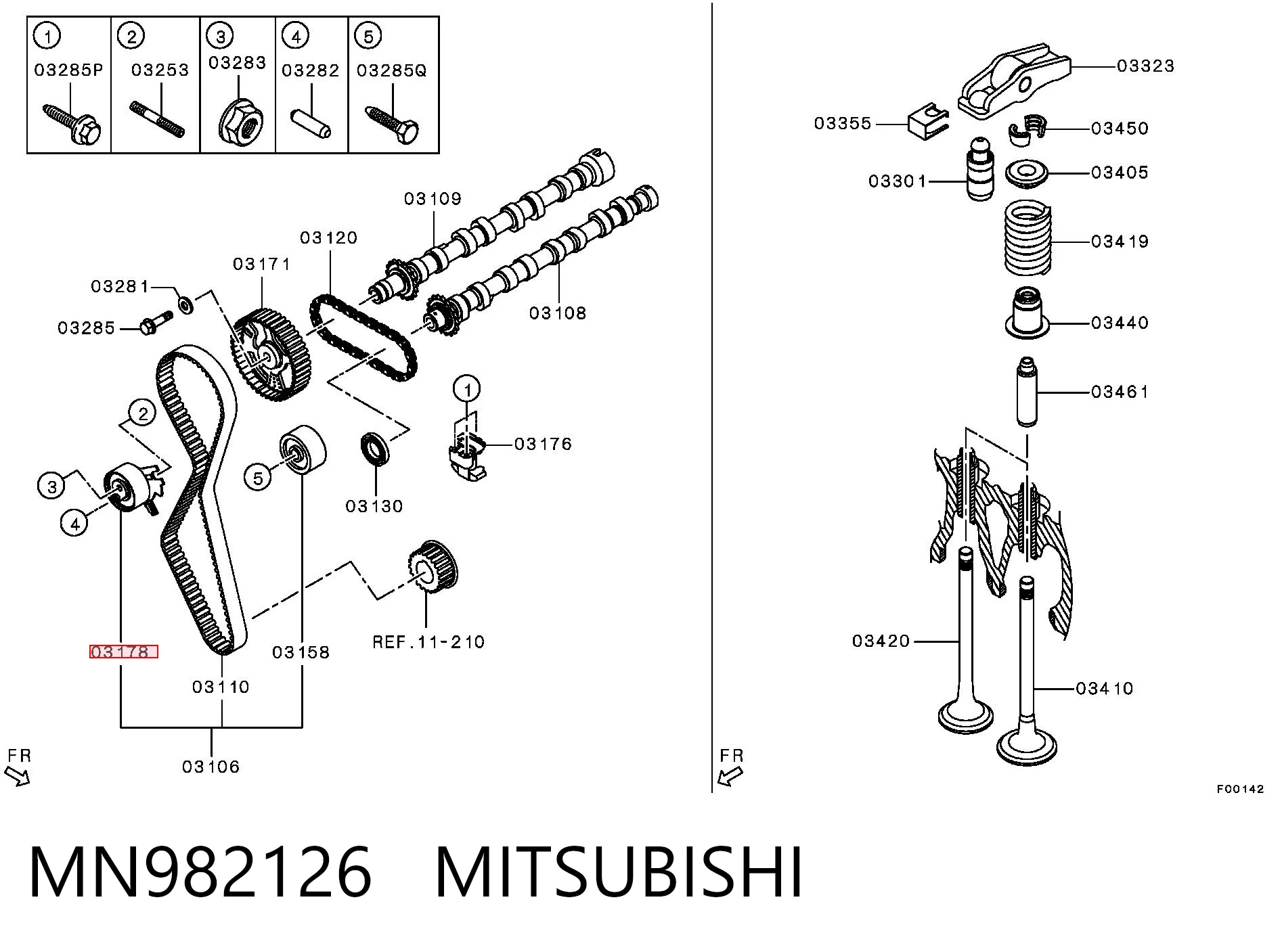 MN982126 Mitsubishi
