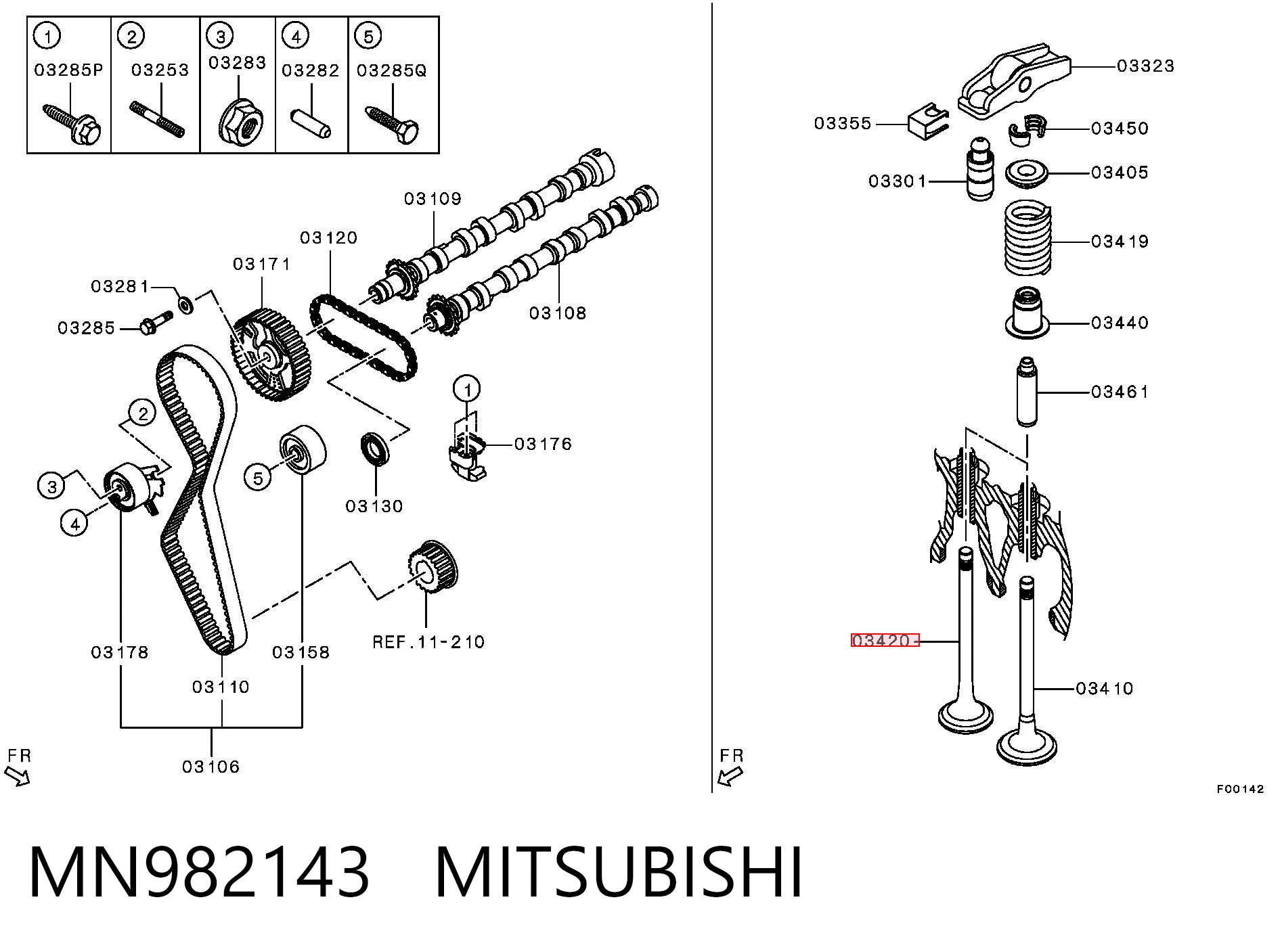MN982143 Mitsubishi