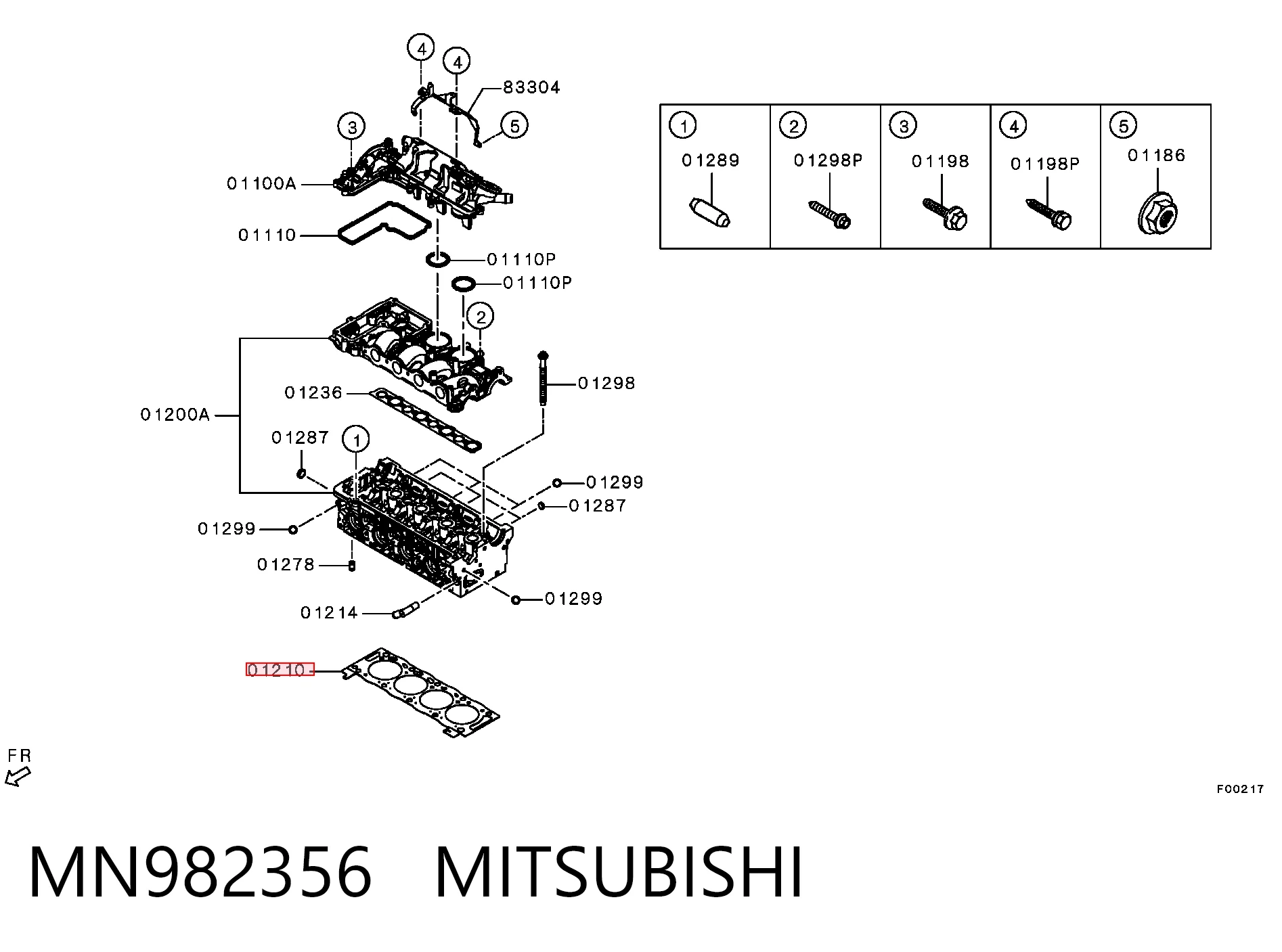 MN982356 Mitsubishi
