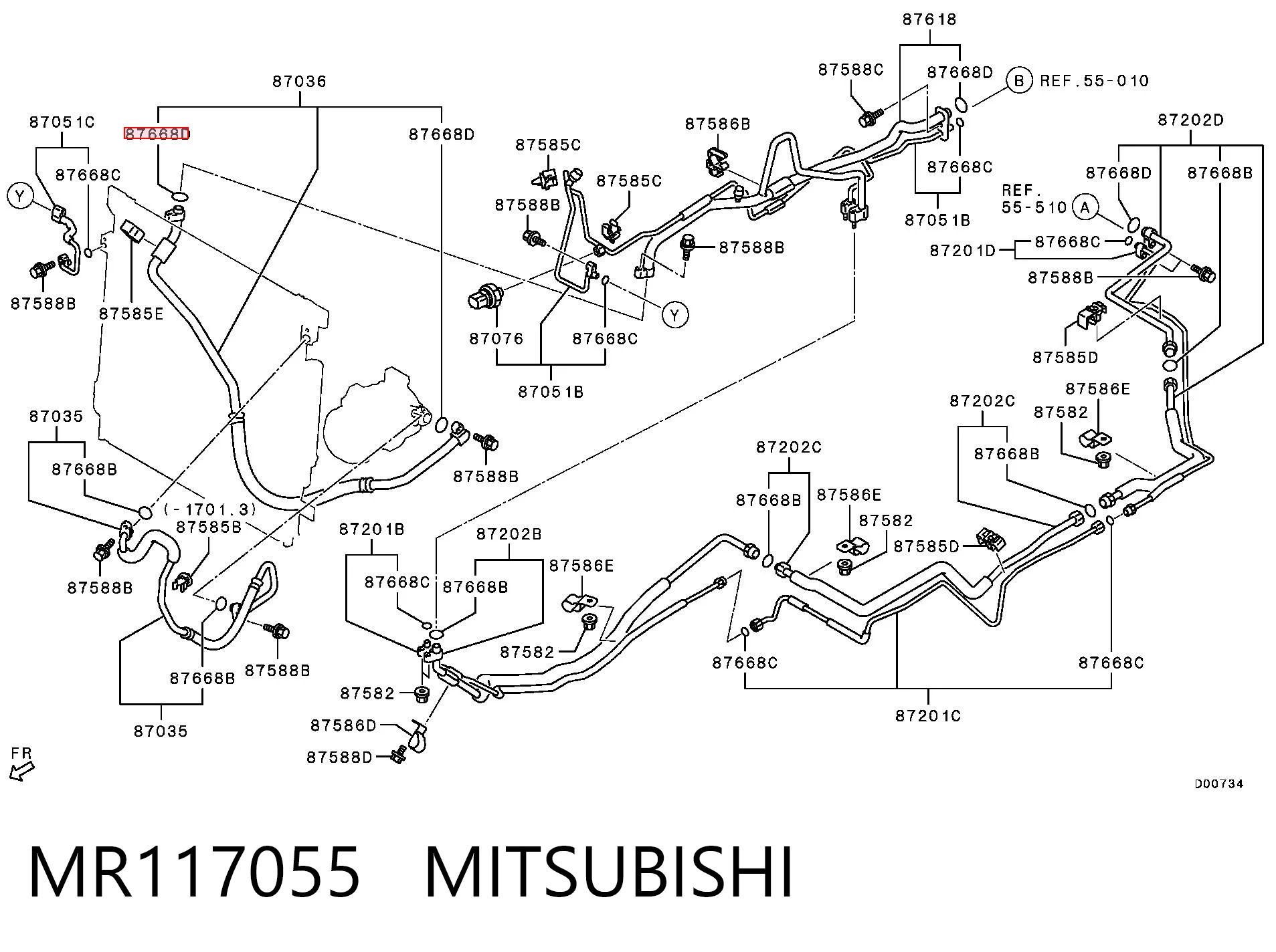 MR117055 Mitsubishi