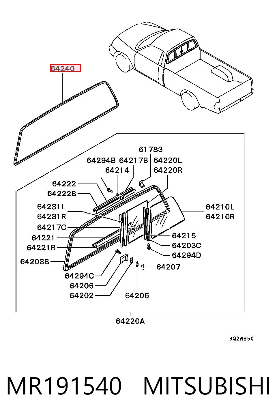MR191540 Mitsubishi