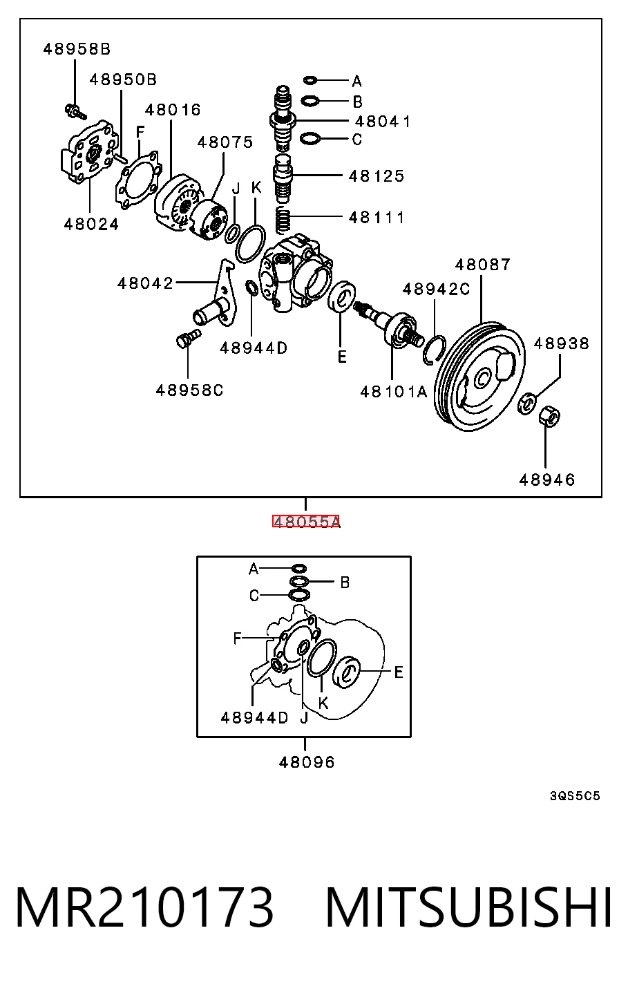 Comprar Bomba de dirección Mitsubishi L 200 III K60, K70