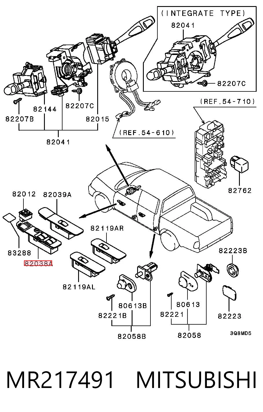 MR217491 Mitsubishi