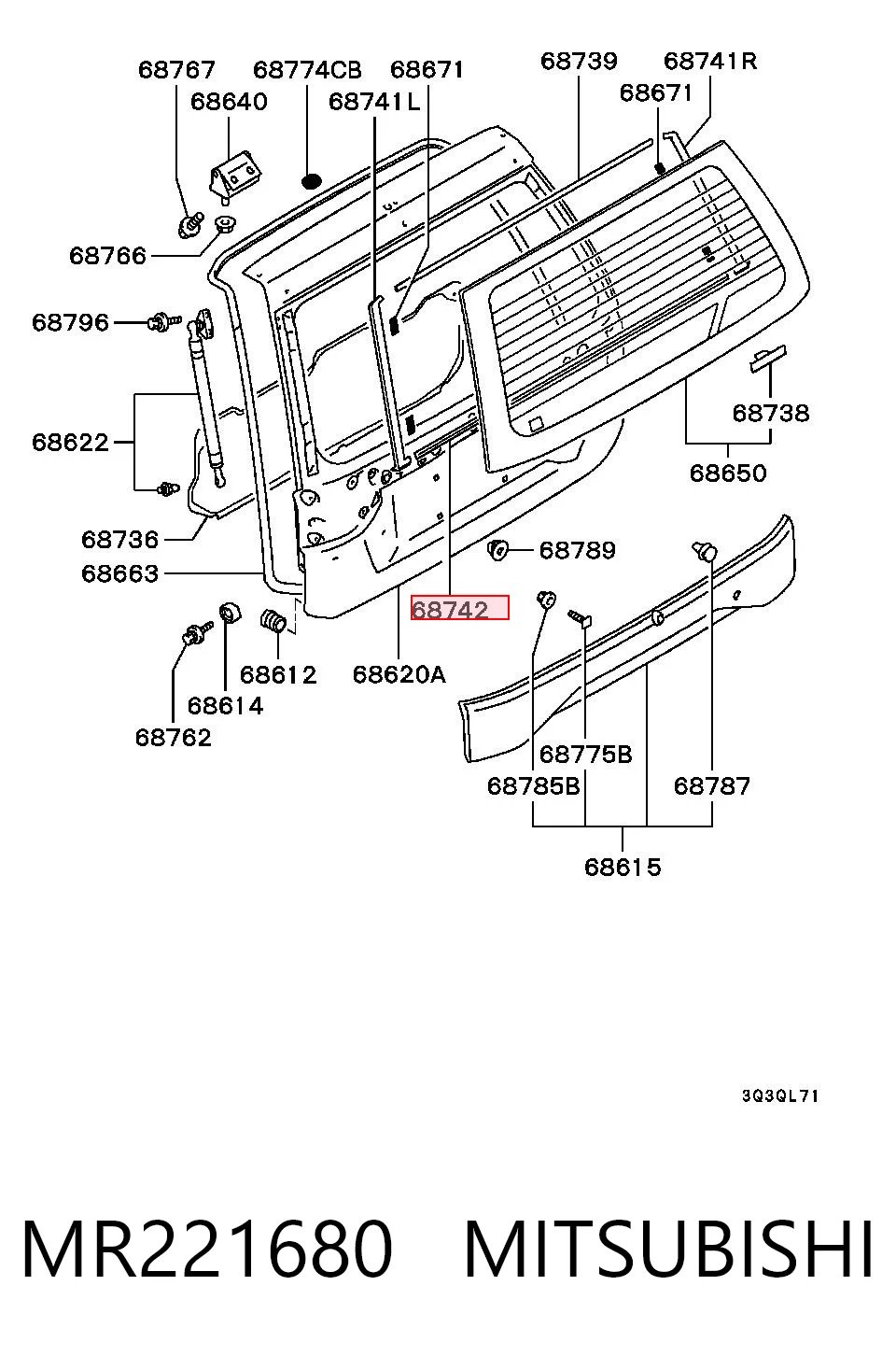 MR221680 Mitsubishi