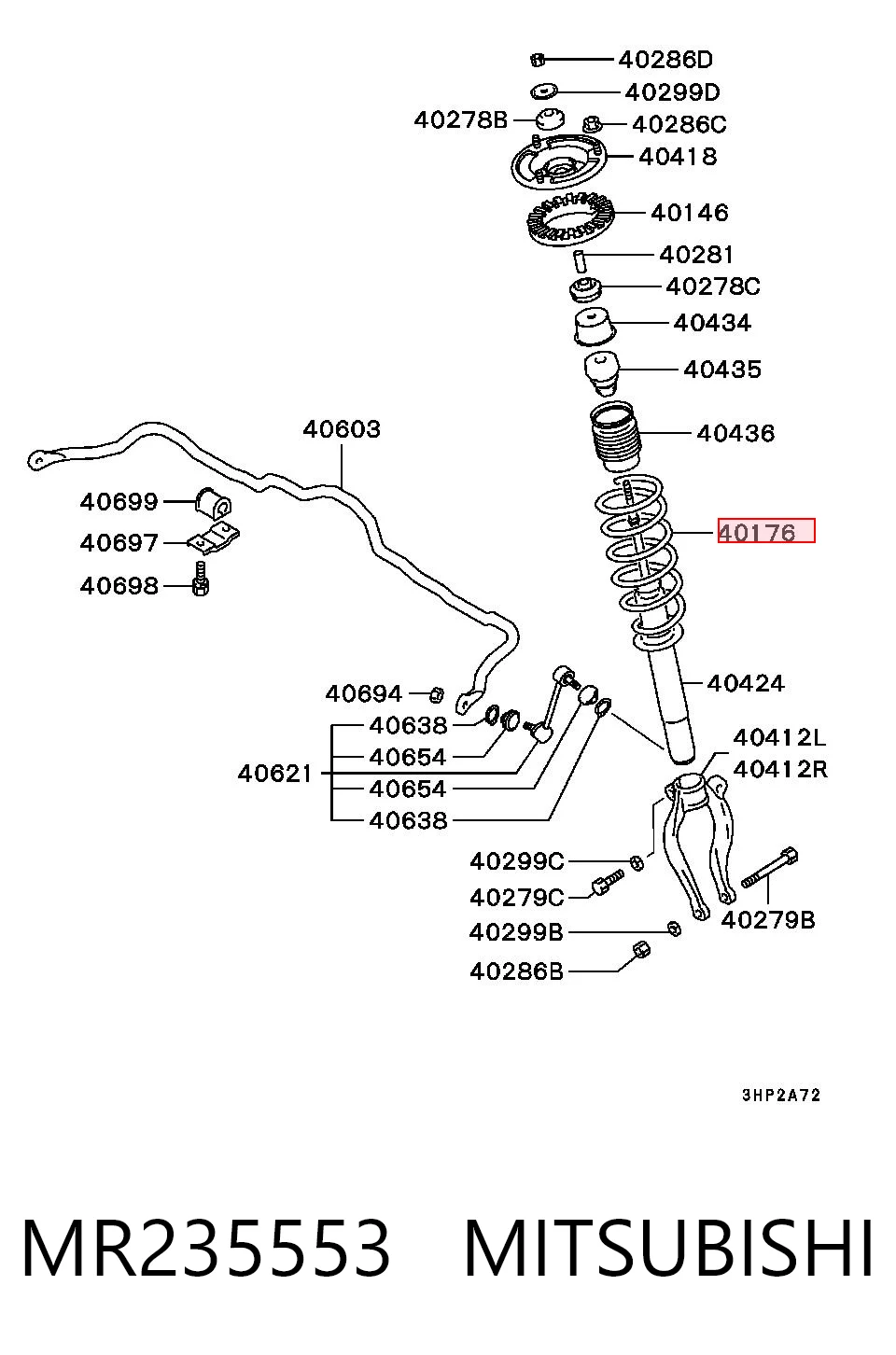 Comprar Muelles delantero Galant VIII EA