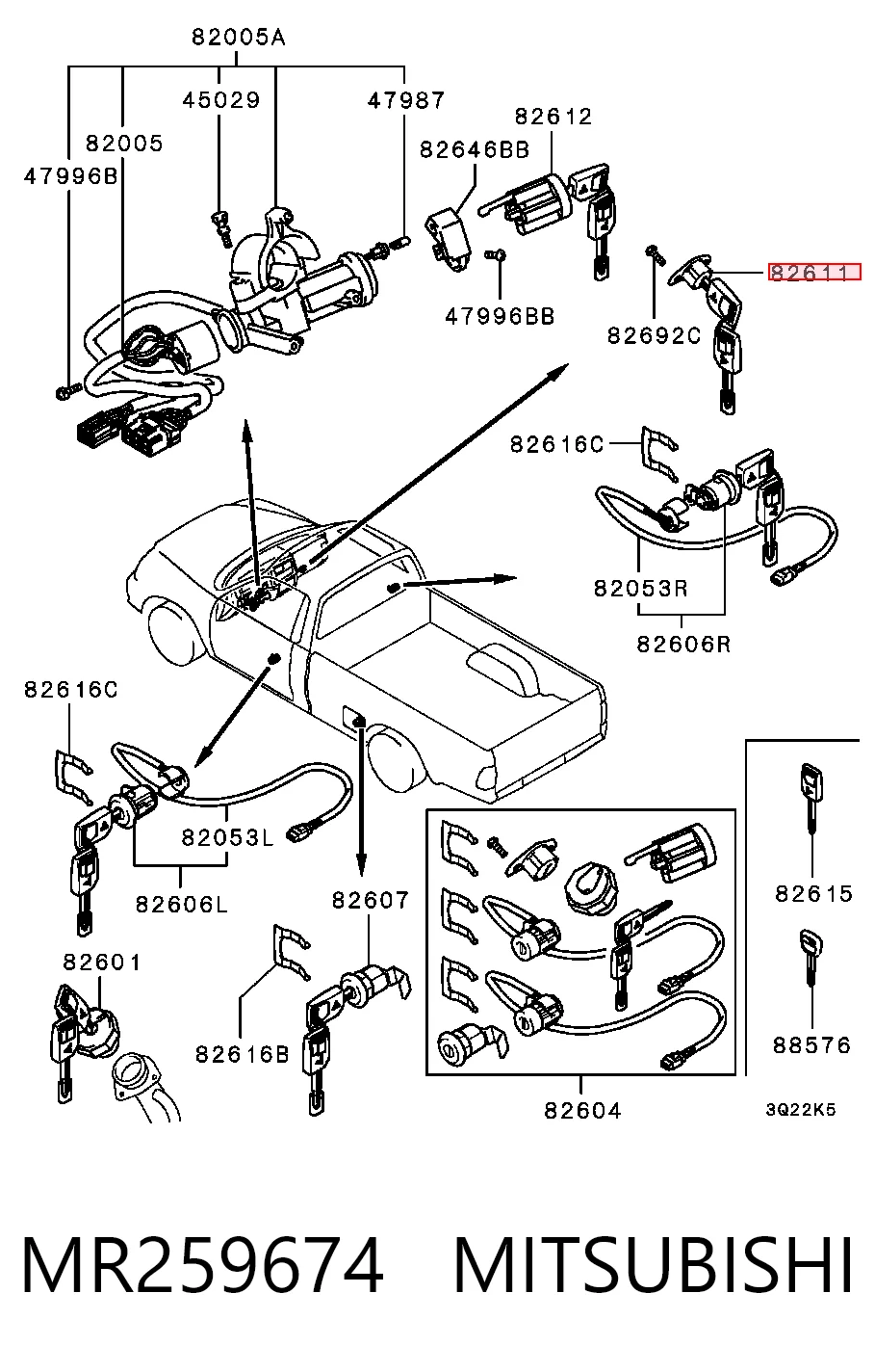 MR259674 Mitsubishi