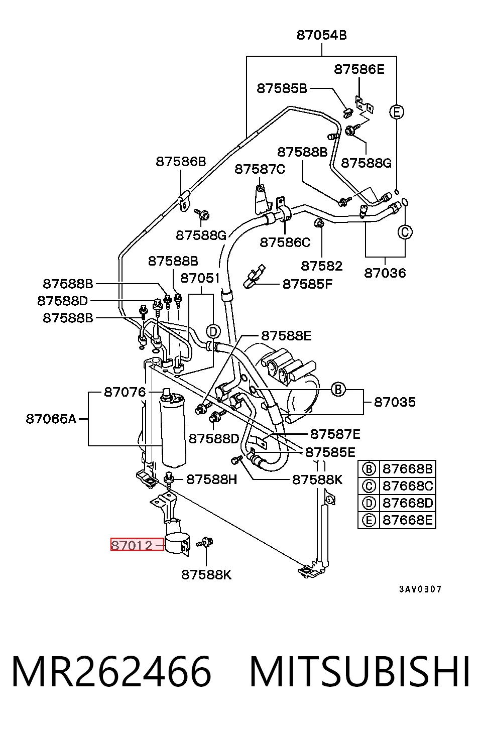 MR262466 Mitsubishi