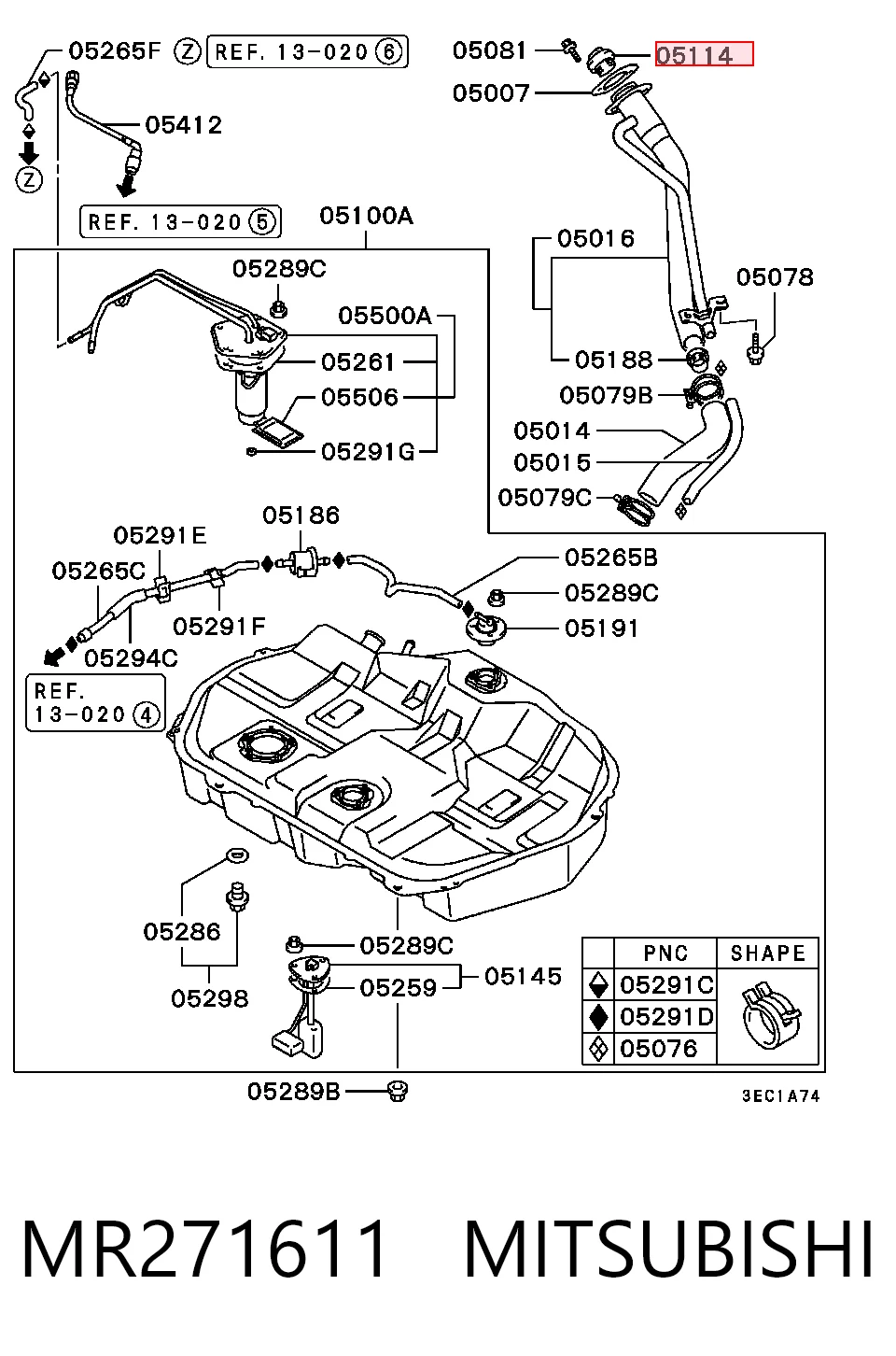 MR271611 Mitsubishi