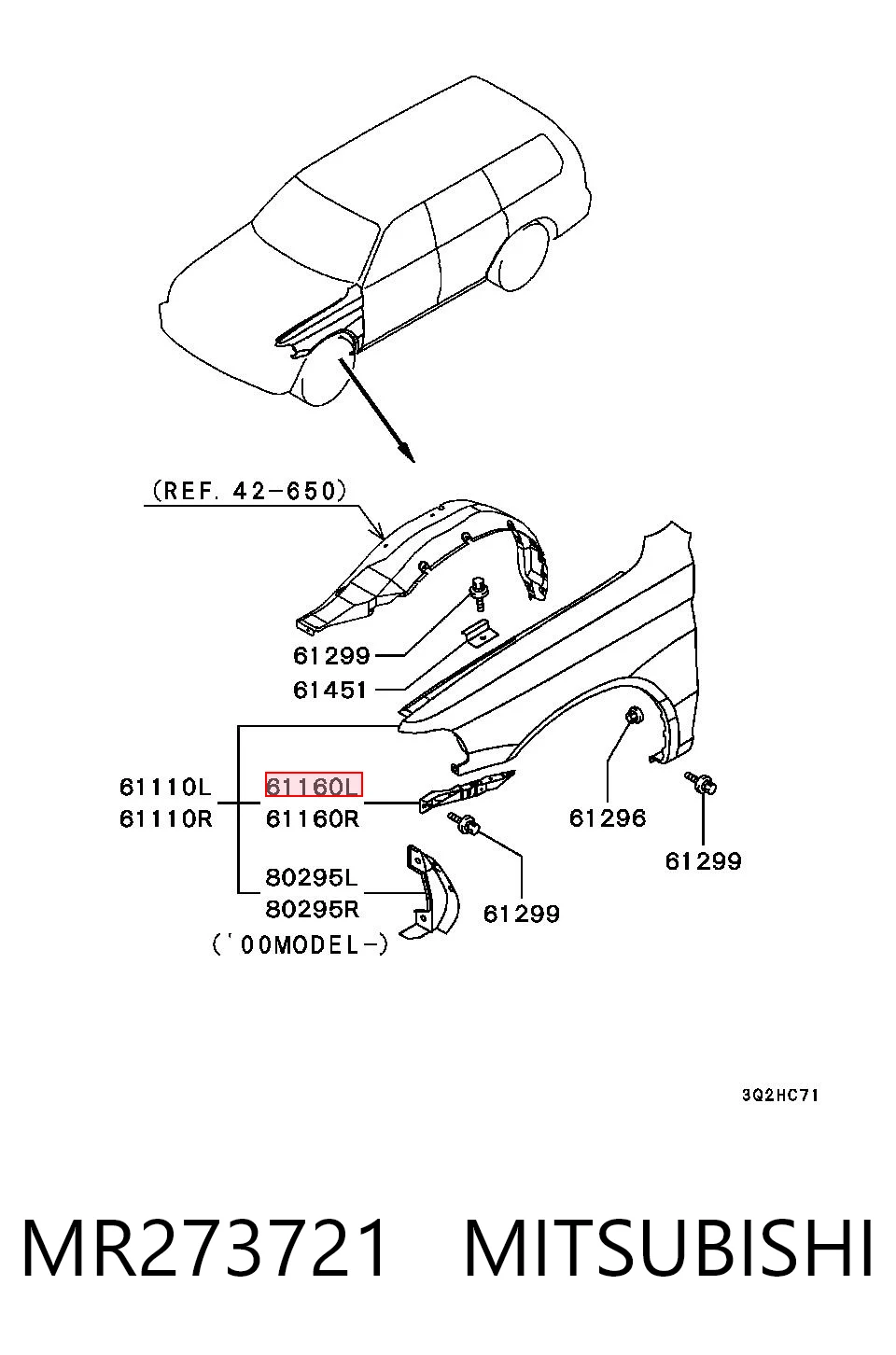 MR273721 Mitsubishi