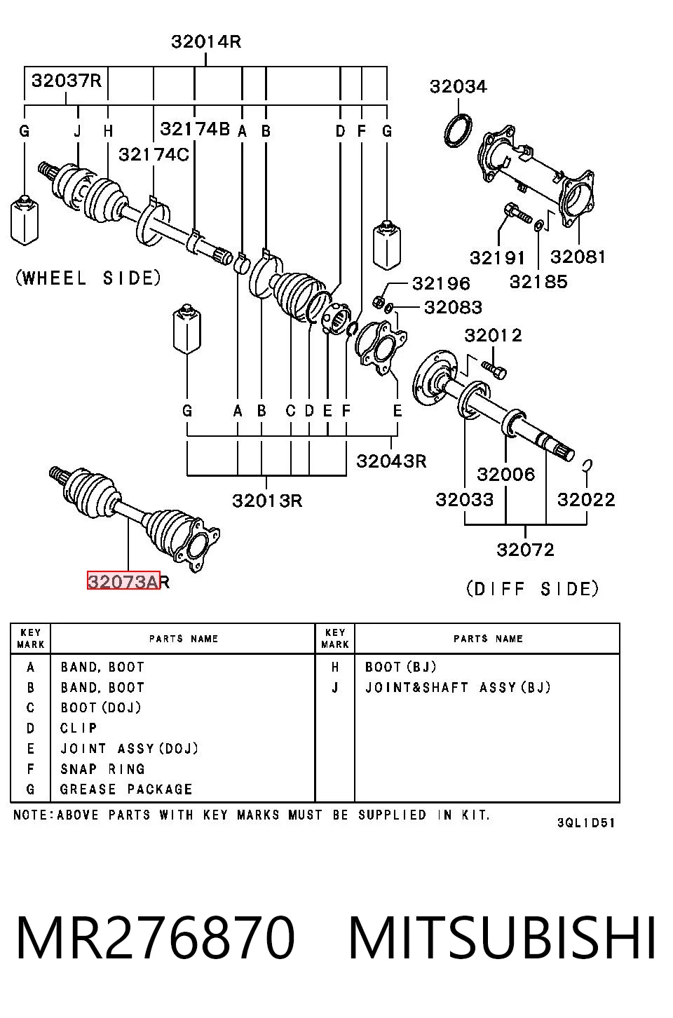 MR276870 Mitsubishi