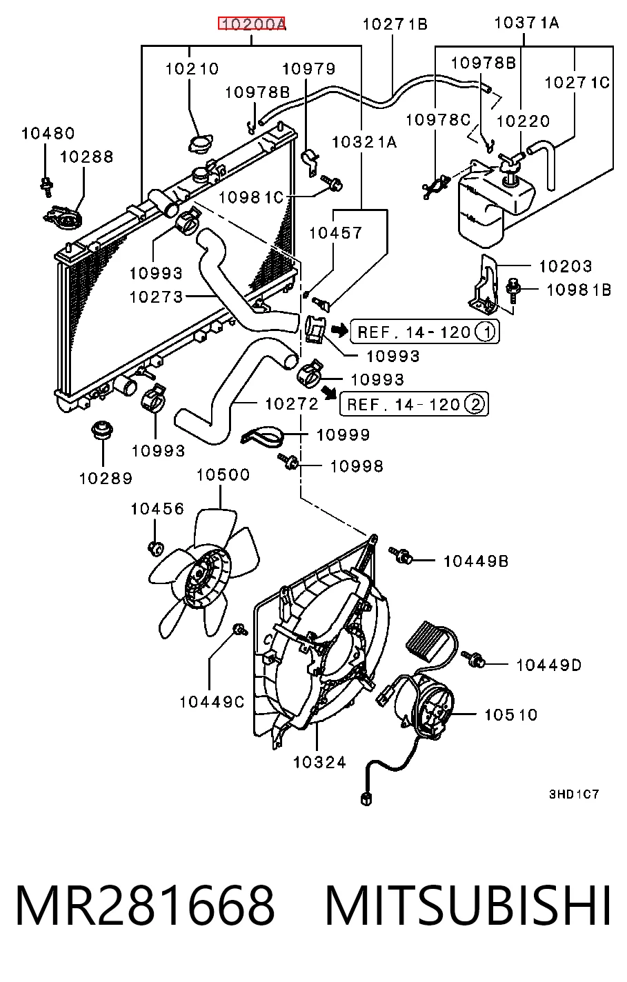 MR281668 Mitsubishi