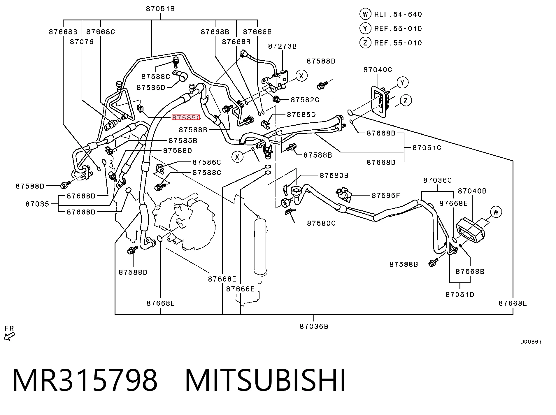 MR315798 Mitsubishi