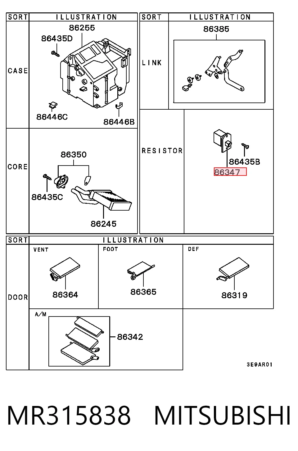 MR315838 Mitsubishi