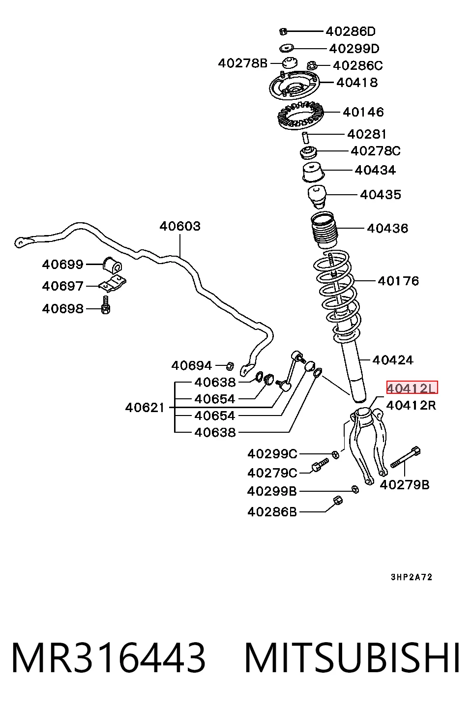 MR316443 Mitsubishi