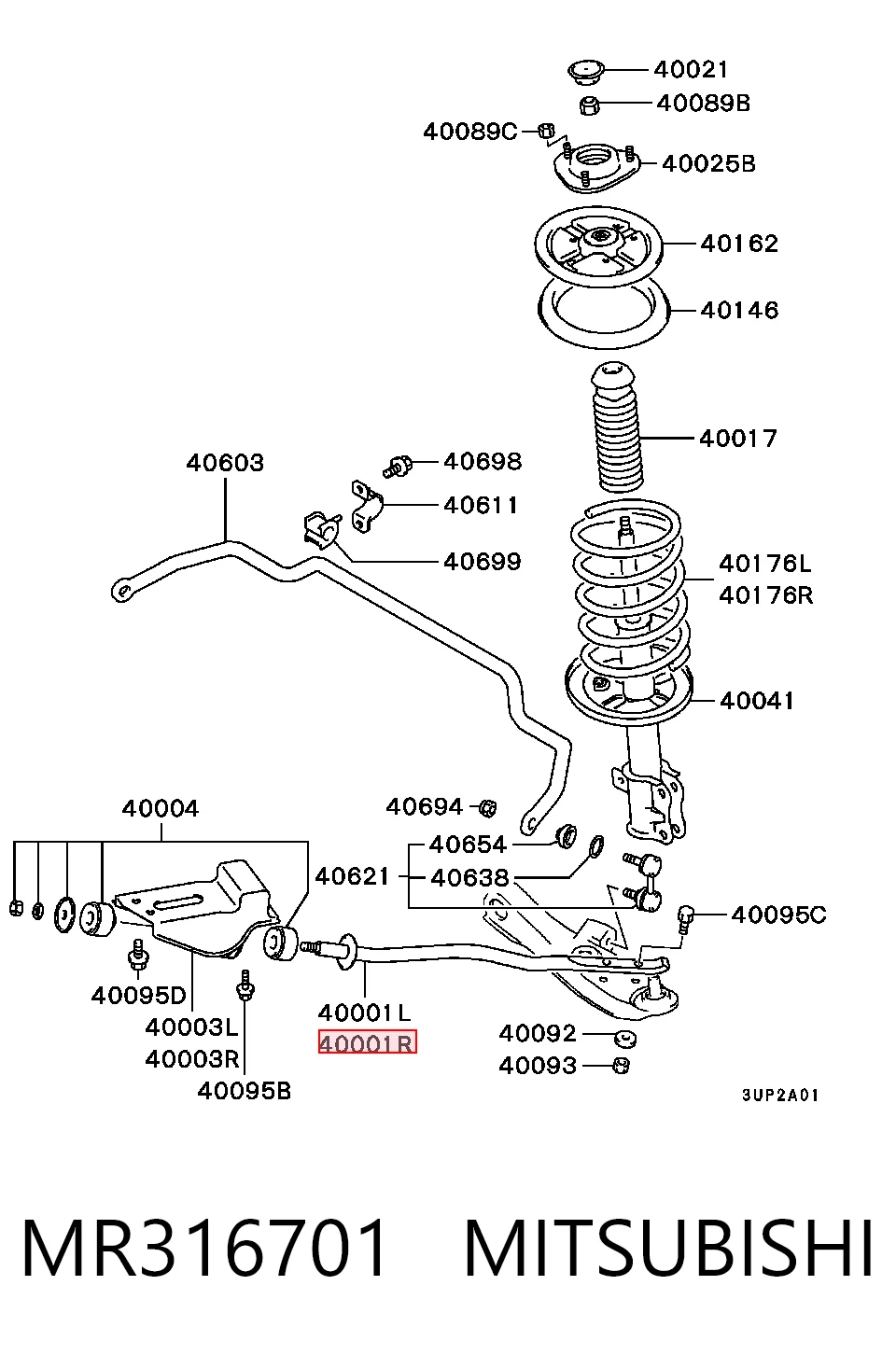 MR316701 Mitsubishi
