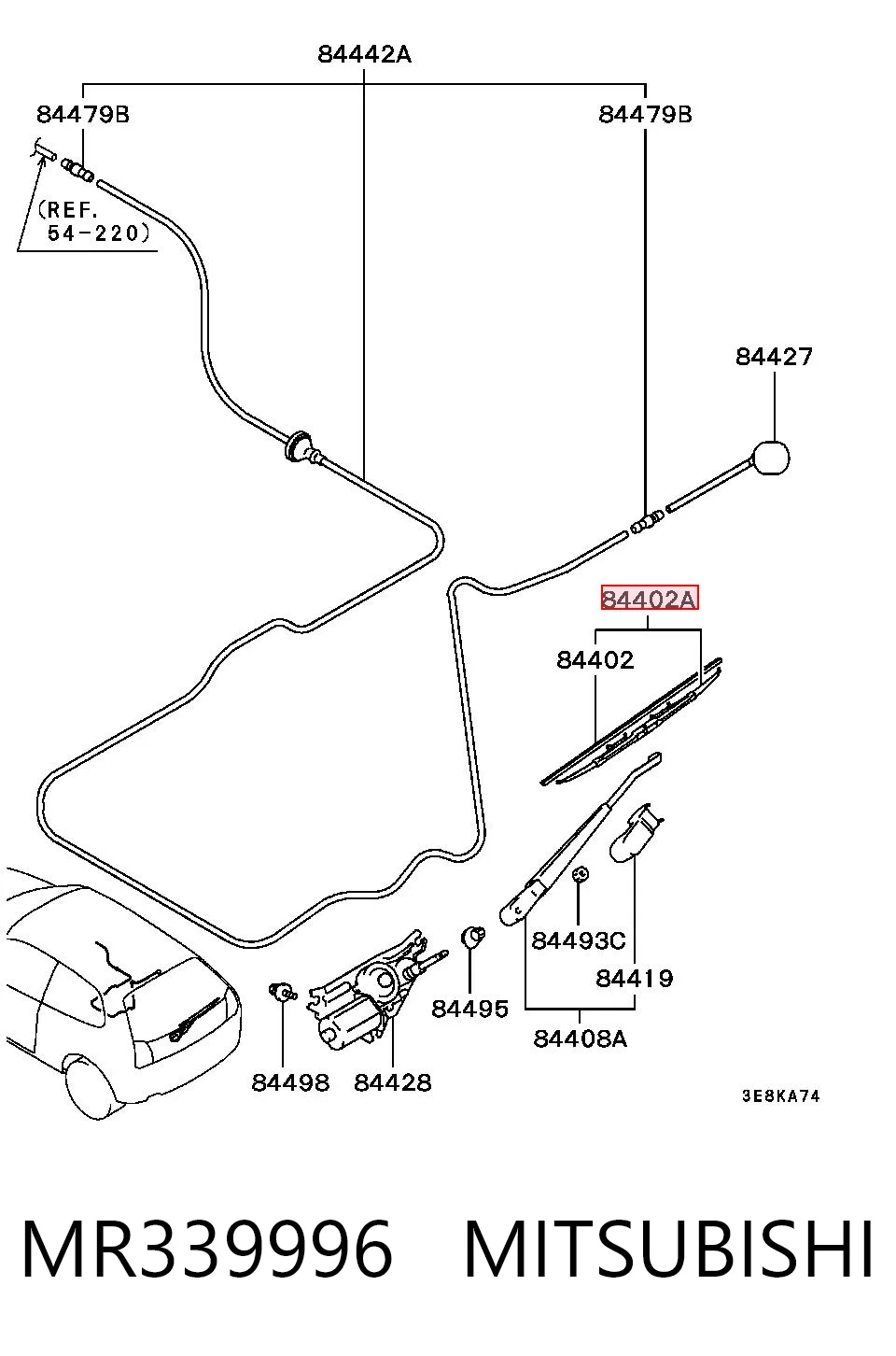 Comprar 6272564 General Motors Limpiaparabrisas traseros