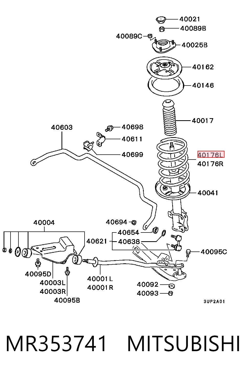 Muelles delantero Pajero  SUV (1999-2005) original desde 69,58 €
