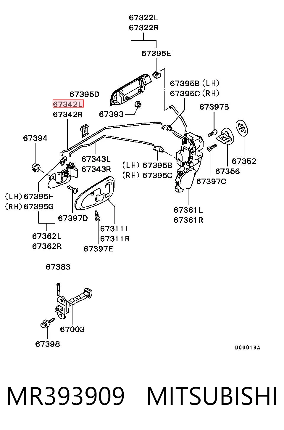 MR393909 Mitsubishi