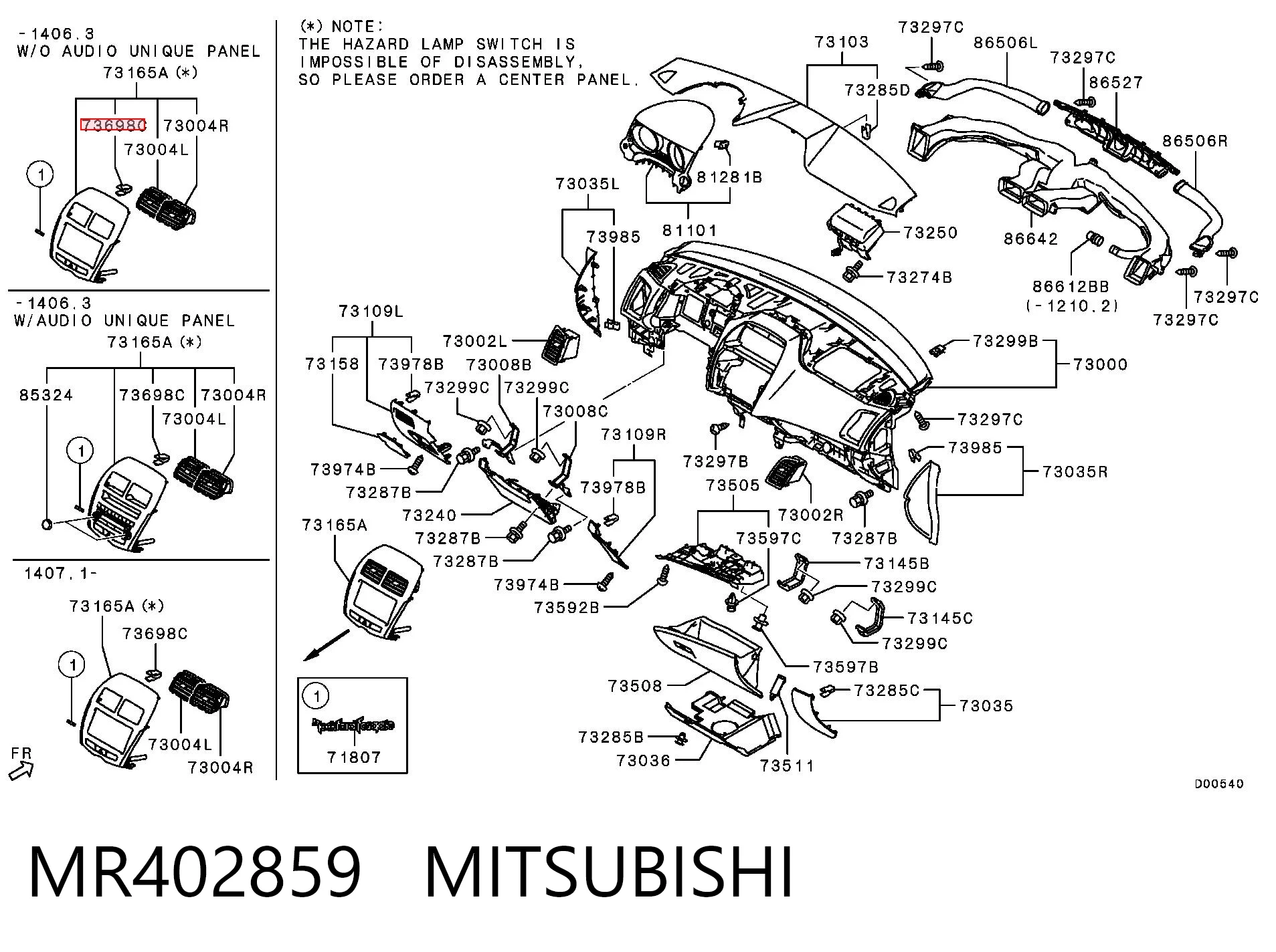 MR402859 Mitsubishi