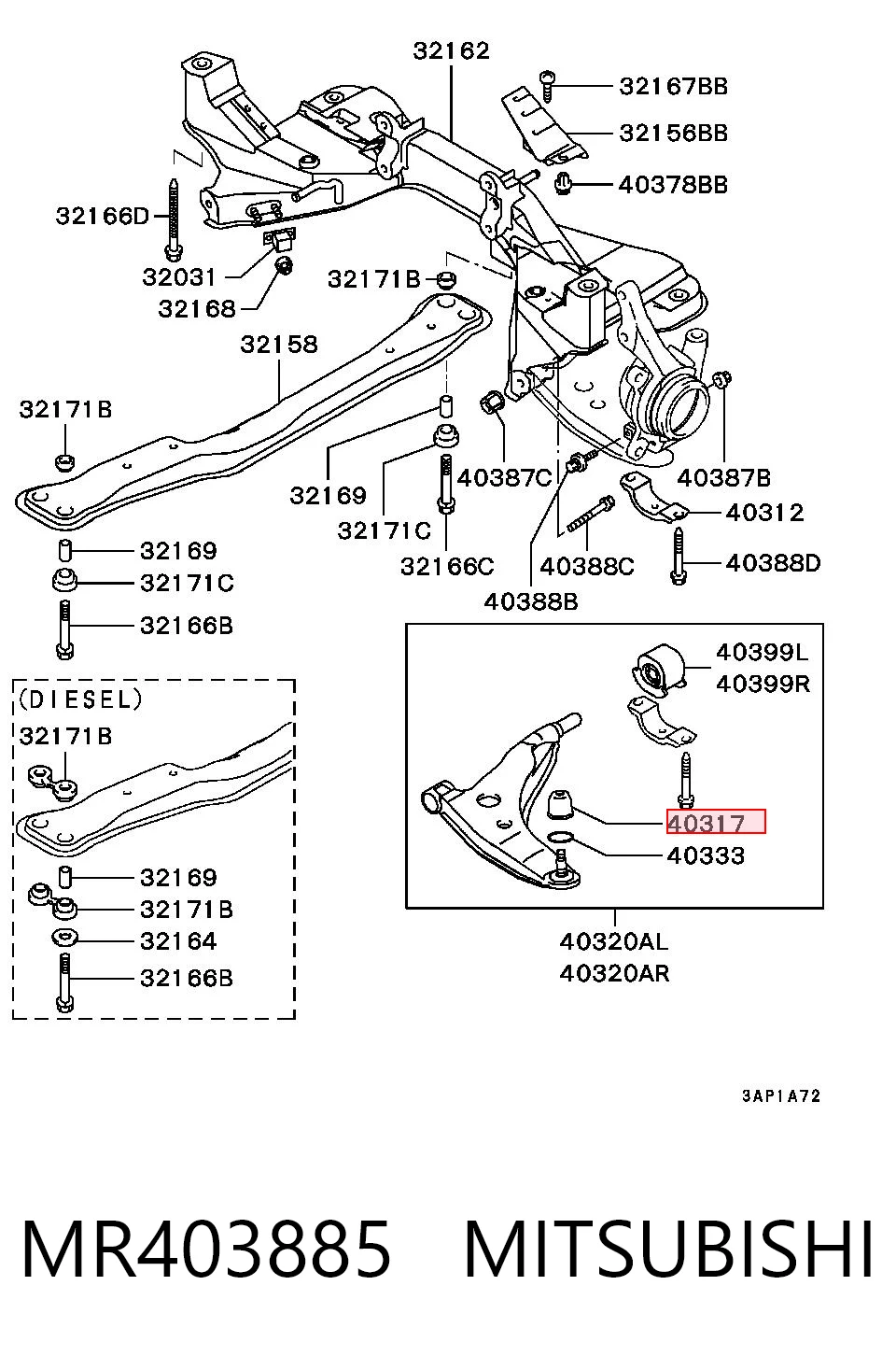 MR403885 Mitsubishi