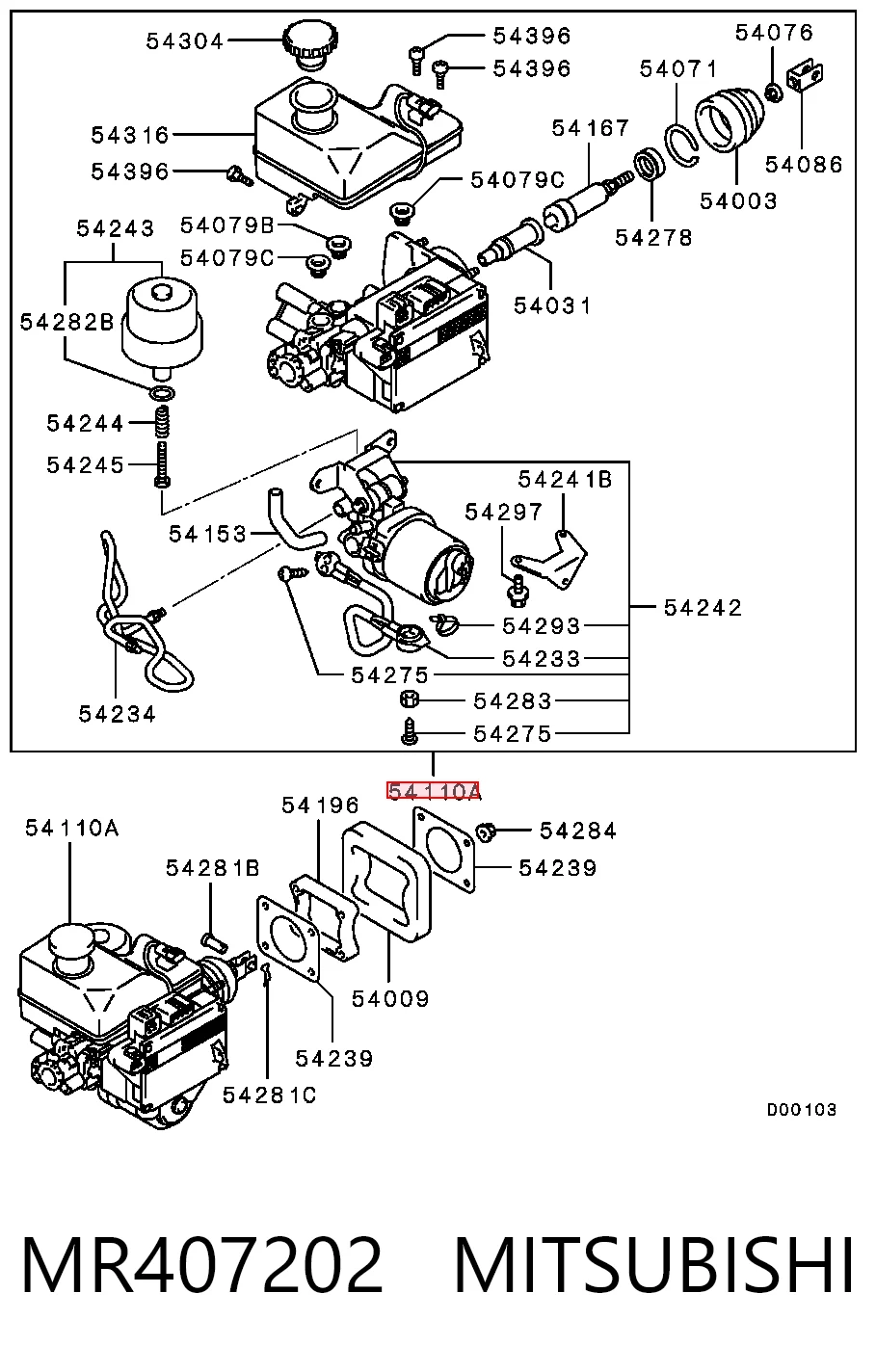 Comprar Cilindro maestro de frenos Mitsubishi Pajero IV LONG V90