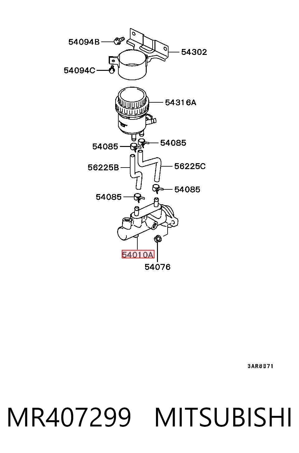 Comprar Cilindro maestro de frenos Mitsubishi Space Star  DG0