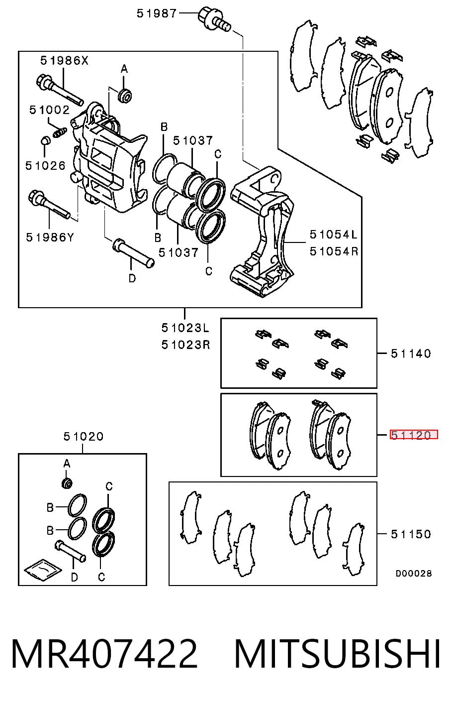 MR407422 Mitsubishi