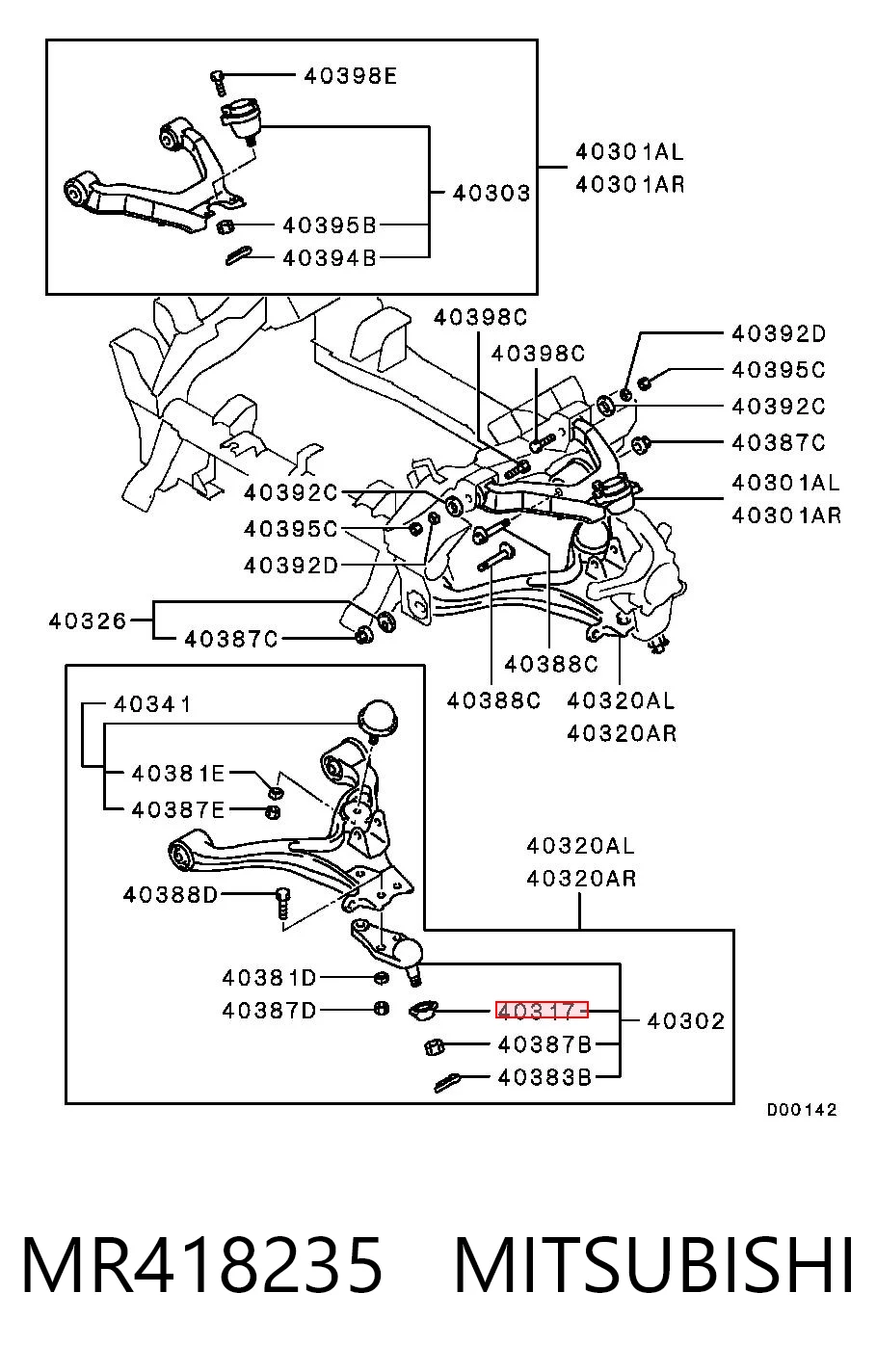 MR418235 Mitsubishi