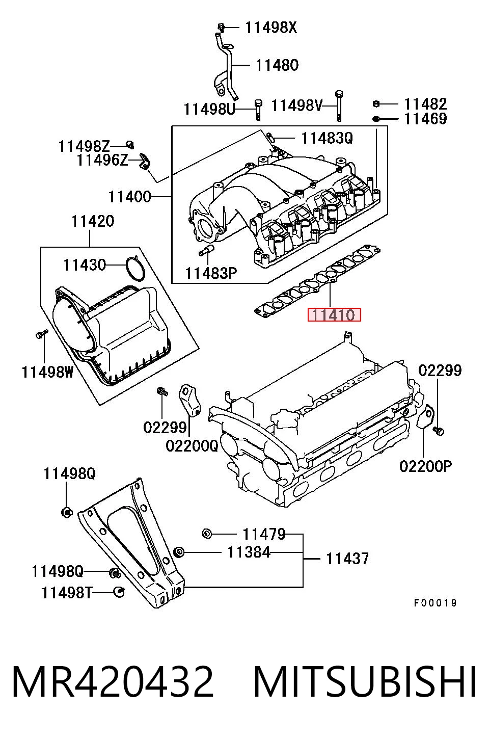 MR420432 Mitsubishi