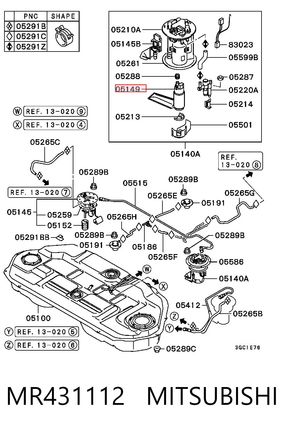 Módulo de alimentación de combustible para Hyundai Elantra III XD