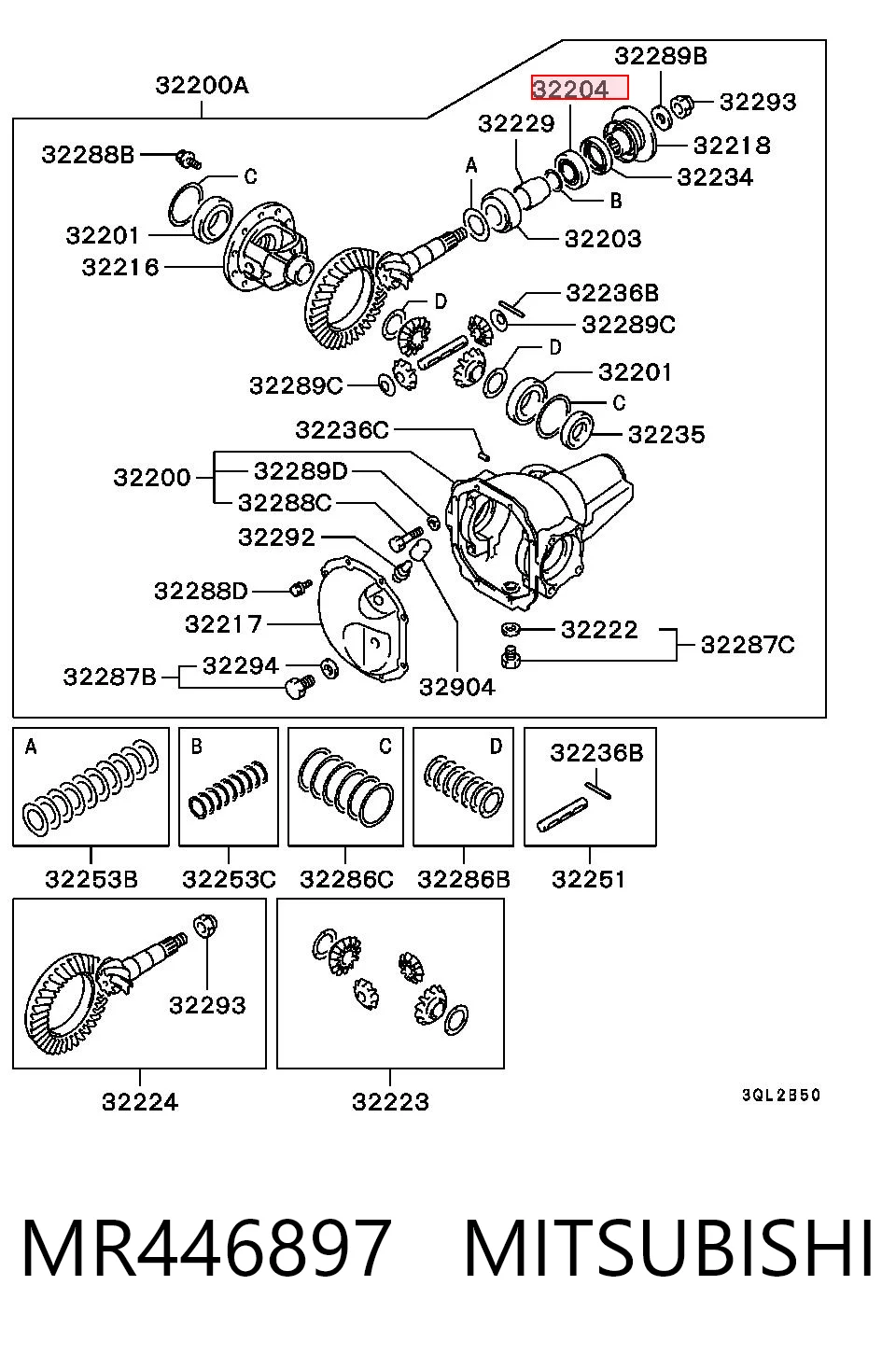 MR446897 Mitsubishi