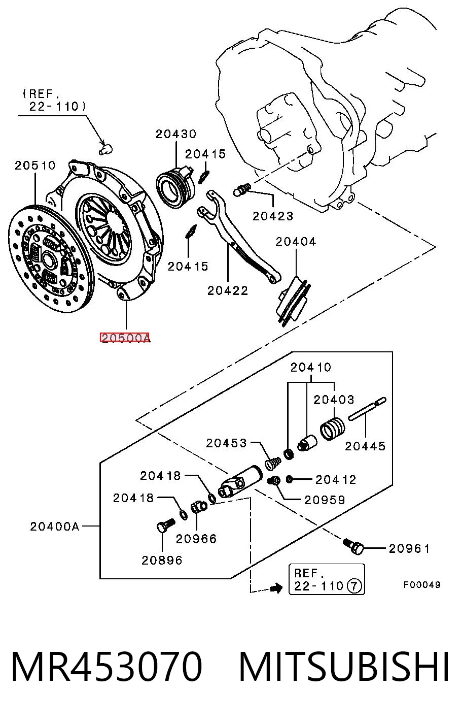 MR453070 Mitsubishi