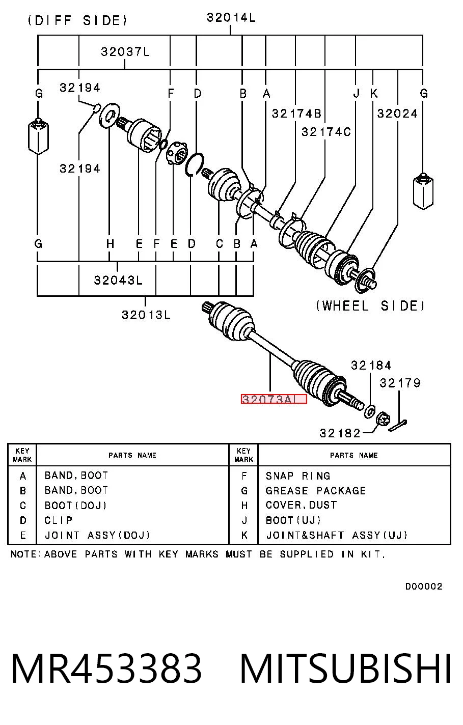 MR453383 Mitsubishi