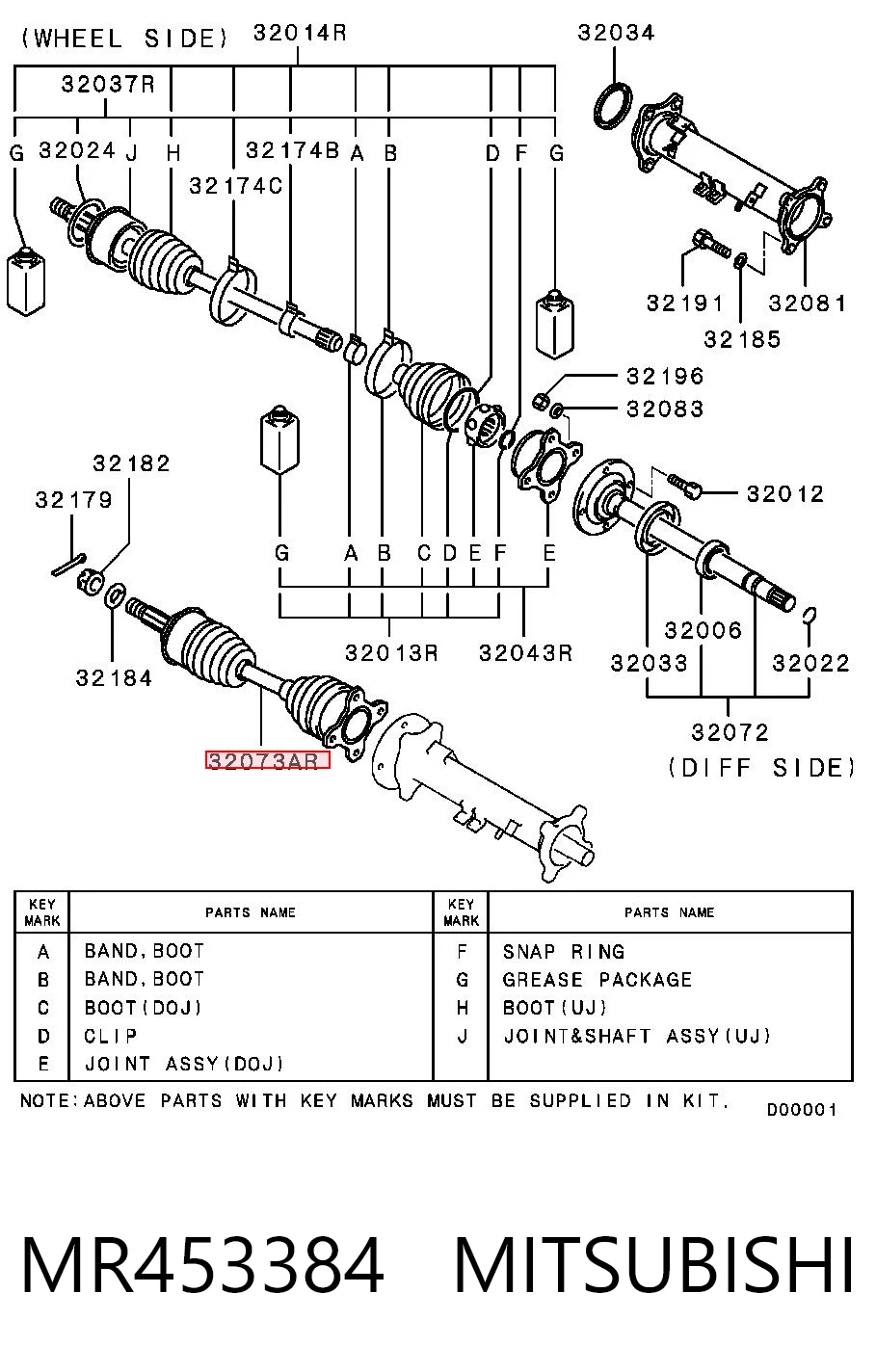 MR453384 Mitsubishi