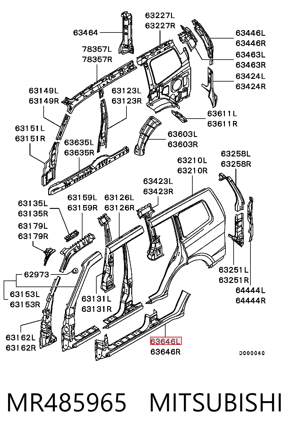 MR485965 Mitsubishi
