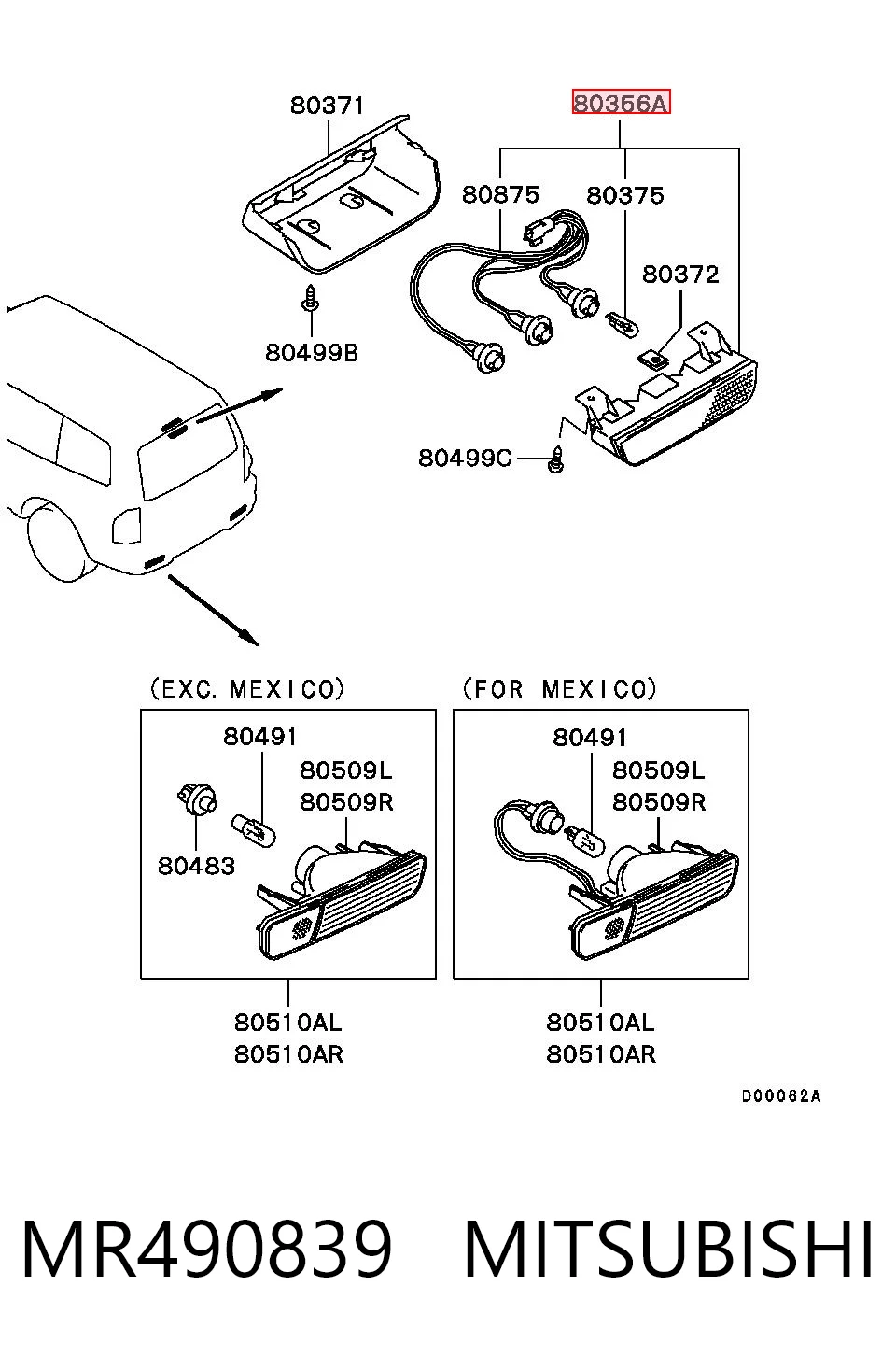 MR490839 Mitsubishi