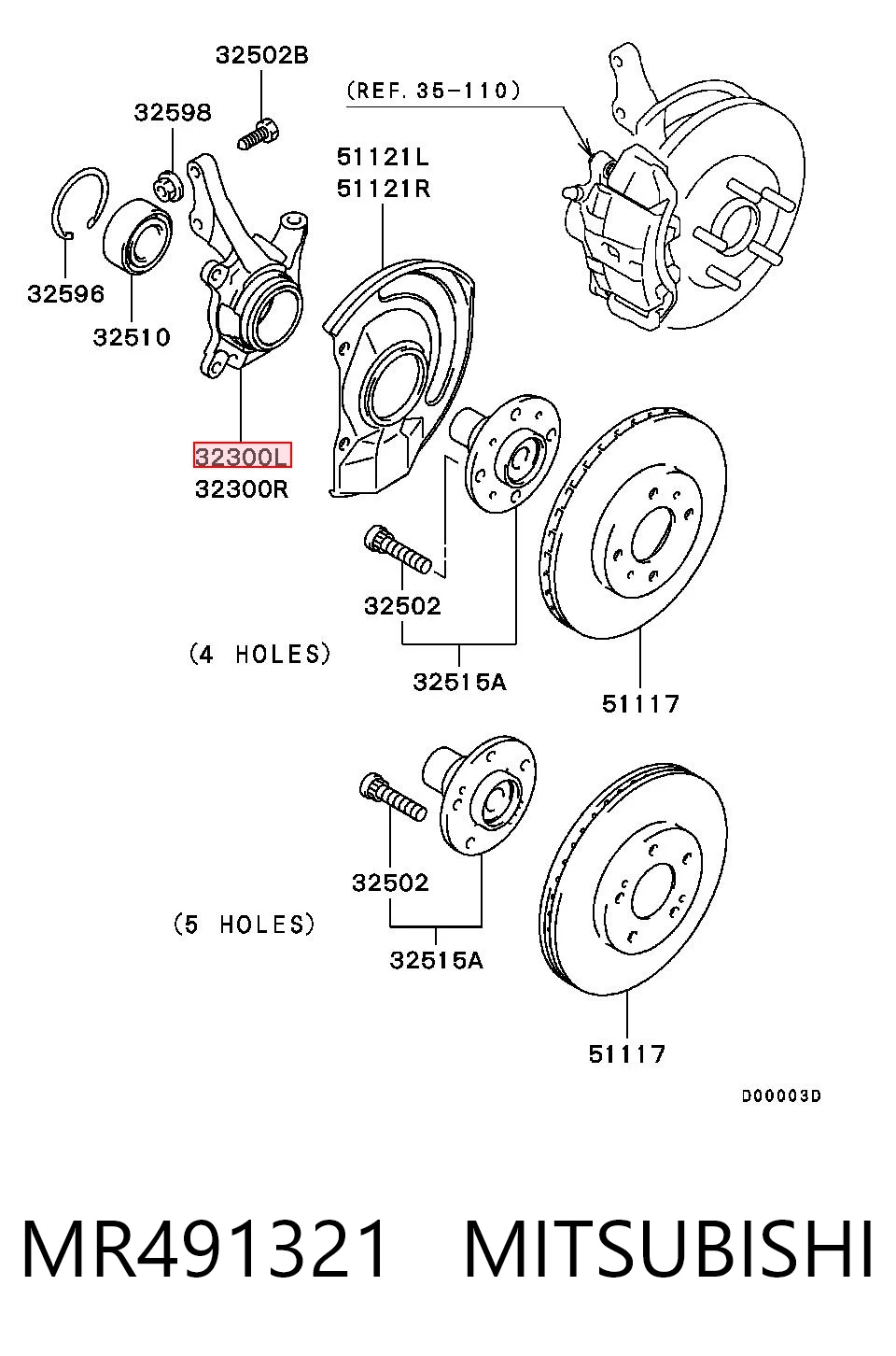 MR491321 Mitsubishi