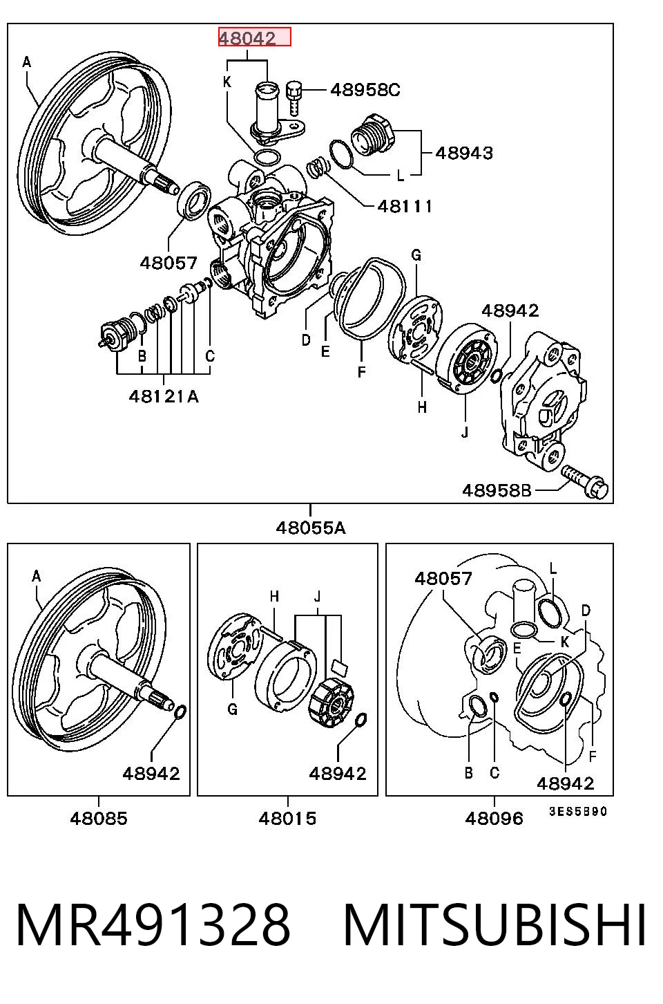 MR491328 Mitsubishi