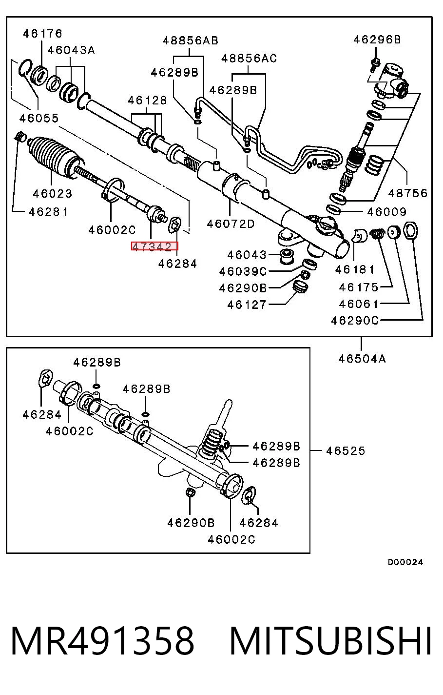 MR491358 Mitsubishi