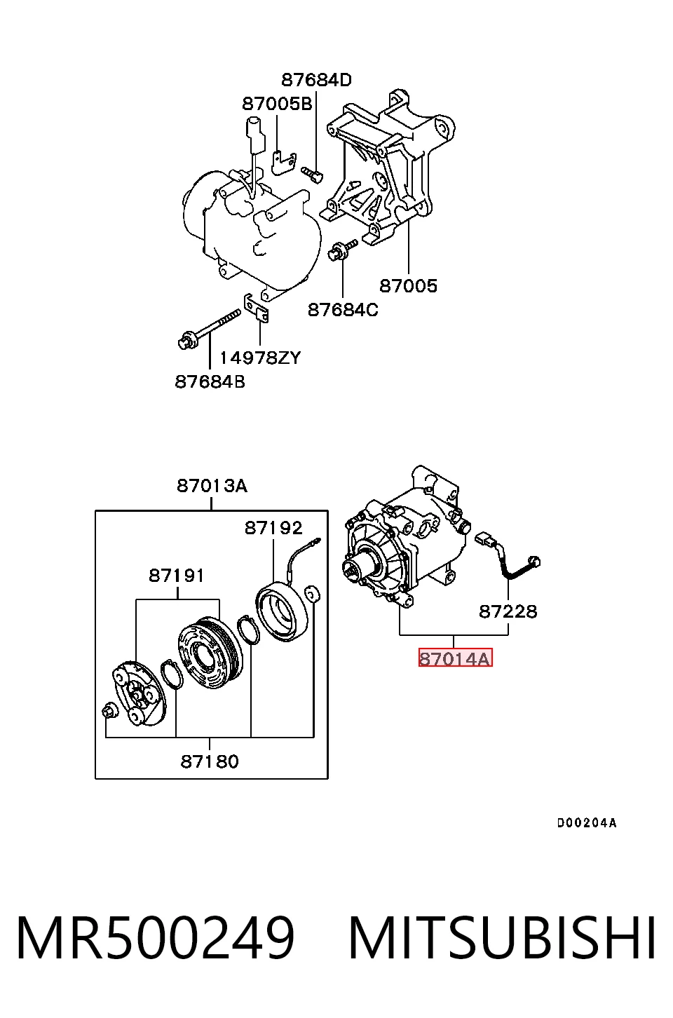 MR500249 Mitsubishi